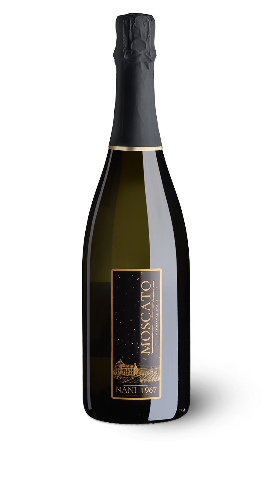 Bottiglia di Spumante Moscato Dolce, Nani Tenuta Castello di Rubaro, 75 cl.