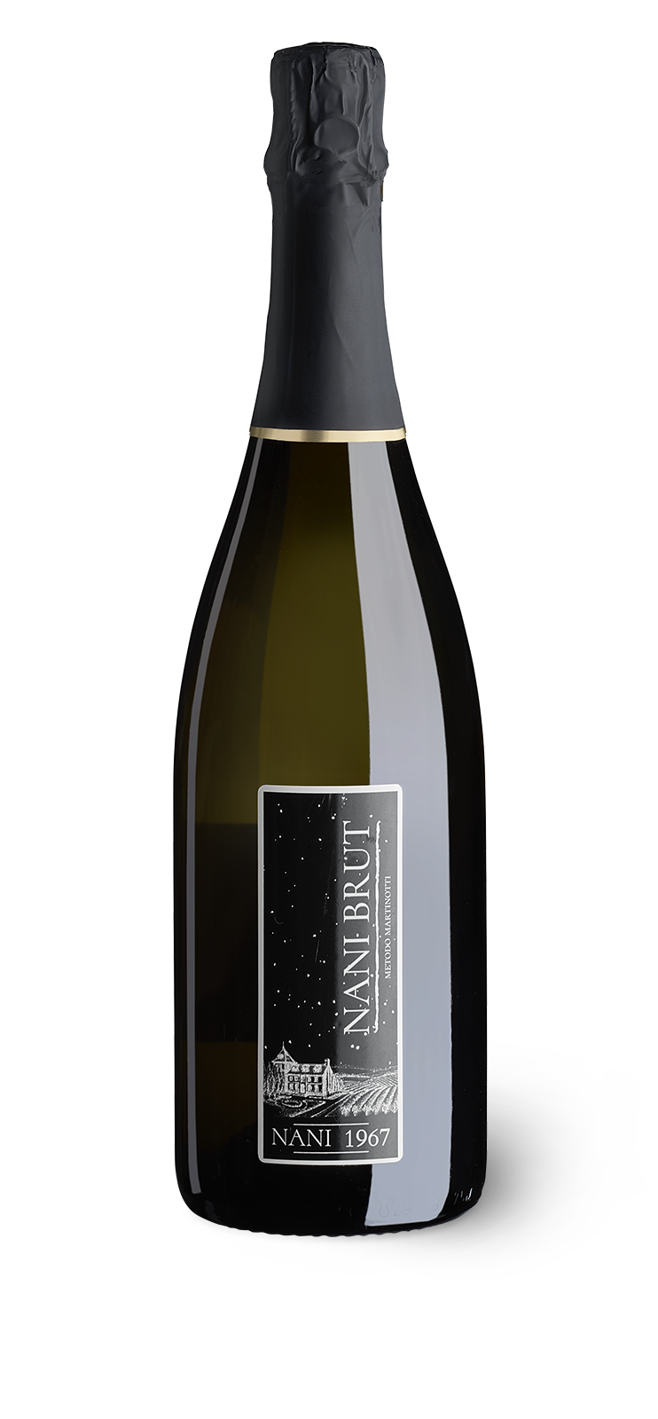 Bottiglia di Spumante Pinot Brut, Nani Tenuta Castello di Rubaro, 750ml